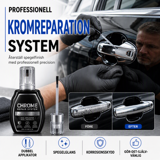 ✨🚗 KÖP 2 – FÅ 1 GRATIS! 💎 Krom- & Metallrestaurerare – Ge Slitna Metallytor Glansen Tillbaka! ✨