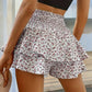 💕Lätt och smalare midikjol med blommig volang och flera lager✨