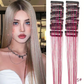 🏆Flash 49 %⚡ 50 000+ SÅLDA! Nästan slut -✨Clip-in Tinsel Hair Extensions（Ett set med 12 stycken）
