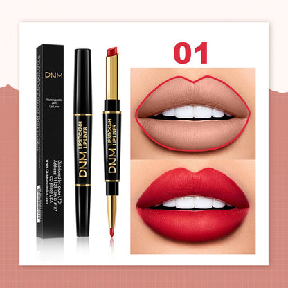 💄2-in-1 Vattenfast läppstift Lipliner