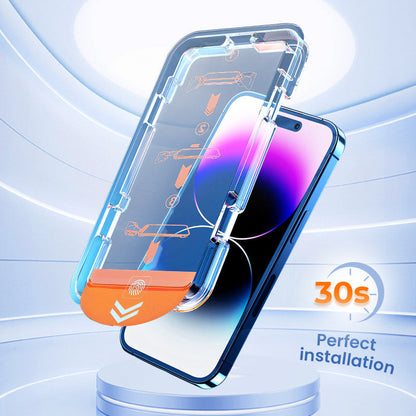 🔥96% av Apple-användarna väljer denna produkt👉🏻🔥Shock-Resistant Dust-Proof Anti-Fingerprint Screen Protector Set