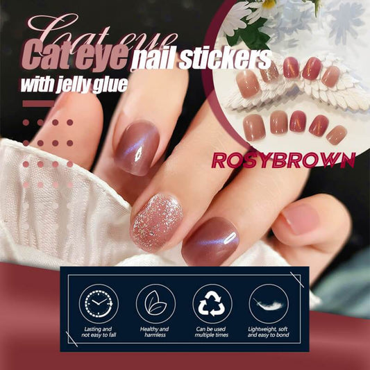 UTSÖKTA NAGELKLISTERMÄRKEN MED GELÉLIM(24PCS)