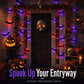 🦇 50 % RABATT NU! 👻 Halloween 3D Fladdermus LED Väggdekoration – Lys Upp Ditt Hem Med Kuslig Stämning ✨