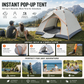 🏕️ SONDERANGEBOT – 50 % RABATT! ☔ Automatisches Campingzelt – Schnell Aufgebaut, Wasserdicht & Ideal für Outdoor-Abenteuer 🌲✨