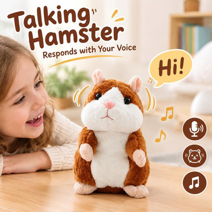 🐹 Pratande Plyschmus – Upprepar Dina Ord & Nickar med Huvudet! 💕