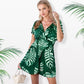 🌸🔥 Upp till 50% RABATT! Dam Jumpsuit med Botaniskt Tryck