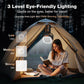 🏕️ 4-i-1 Campingfläkt – Fläkt, LED-lampa & Powerbank i Ett