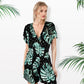 🌸🔥 Upp till 50% RABATT! Dam Jumpsuit med Botaniskt Tryck