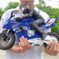 🏍️Fjärrstyrd stuntmotorcykel, självbalanserande stuntmotorcykel, skala 1/6🏍️