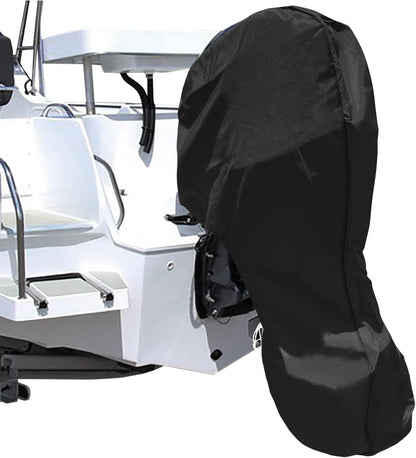 🚤❄️ 50 % RABATT! Heltäckande Båtmotorskydd i 420D Oxford – Skydda Utombordaren mot Regn, Snö & UV 🌧️☀️