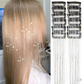 🏆Flash 49 %⚡ 50 000+ SÅLDA! Nästan slut -✨Clip-in Tinsel Hair Extensions（Ett set med 12 stycken）