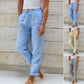 👖 60% RABATT! 🌿 Kali Andningsaktiva & Flexibla Byxor i Linne – Lättvikt, Bekväm Passform & Avslappnad Stil ☀️