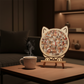 🐱🎁 135-delars Kattformat Träpussel – Varje Pusselbit Är En Katt! 🧩✨ Morandi-Färger för Mysiga Stunder