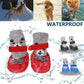 2 Pairs Anti-Slip Waterproof Dog Socks Shoes