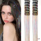 🏆Flash 49 %⚡ 50 000+ SÅLDA! Nästan slut -✨Clip-in Tinsel Hair Extensions（Ett set med 12 stycken）