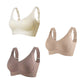 🎁Köp 1 få 1 gratis💕 Ribbad Bygelfri Push-Up BH