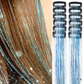 🏆Flash 49 %⚡ 50 000+ SÅLDA! Nästan slut -✨Clip-in Tinsel Hair Extensions（Ett set med 12 stycken）