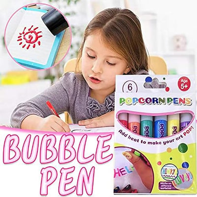 🏆🇸🇪 Populär bland svenska kunder🔥 Köp 1 Få 1 Gratis! 🎨 DIY Bubble Popcorn Painting Brush – Skapa Roliga 3D-konstverk Hemma ✨