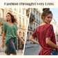 👚✨ 50% RABATT! V-ringad Sommartopp – Lätt & Bekväm
