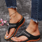 🔥 Sista dagen 60% OFF-Kvinnor Casual Sandaler 2024🔥 Crystal Rome Fashion Clip Toe Tofflor