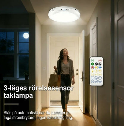 🧲 Rörelsestyrd LED-lampa – Trådlös, Uppladdningsbar & Enkel att Montera