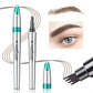 Ögonbrynspenna Micro 4 Point Brow Pen Lift & Snatch Eyebrow Eye Makeup Långvarigt vattentätt & kladdfritt naturligt ögonbrynshår