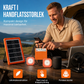 🔥 50 % RABATT NU! ☀️ Bärbart solenergisystem – 2400 mAh batteri & LED-lampor 🔋💡