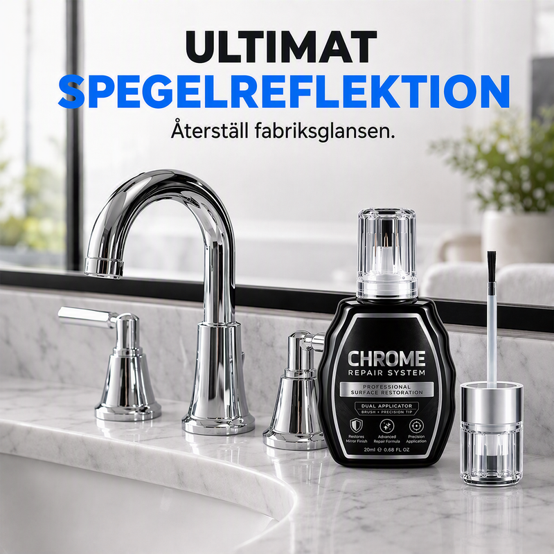 ✨🚗 KÖP 2 – FÅ 1 GRATIS! 💎 Krom- & Metallrestaurerare – Ge Slitna Metallytor Glansen Tillbaka! ✨