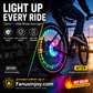 ⏳🔥 50 % RABATT NU! 🚴‍♀️ Färgglad LED-Hjullampa för Cykel – Lys Upp Varje Kvällstur 🌈✨