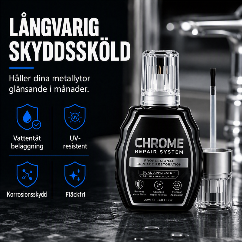 ✨🚗 KÖP 2 – FÅ 1 GRATIS! 💎 Krom- & Metallrestaurerare – Ge Slitna Metallytor Glansen Tillbaka! ✨