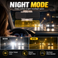 🚗 Universellt Bilsolskydd med Dubbla Linser – För Dagsljus & Nattkörning ☀️🌙