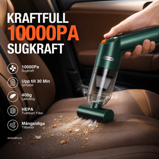 🚗✨ Kraftfull Trådlös Dammsugare för Bil – Kompakt, Sladdlös & Stark Sugkraft för Snabb Rengöring