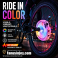 ⏳🔥 50 % RABATT NU! 🚴‍♀️ Färgglad LED-Hjullampa för Cykel – Lys Upp Varje Kvällstur 🌈✨
