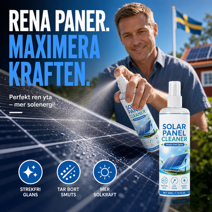🛒 50 % RABATT NU! ☀️ Rengöringsspray för Solpaneler – Hjälper Till Att Avlägsna Smuts & Hålla Panelerna Rena 💧✨