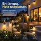 🌸🌙 KÖP 2 – FÅ 1 GRATIS! Vattentät Solcellslampa med 3 LED – Förvandla Trädgården med Vackert Ljus ✨🌿