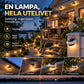 🌸🌙 KÖP 2 – FÅ 1 GRATIS! Vattentät Solcellslampa med 3 LED – Förvandla Trädgården med Vackert Ljus ✨🌿