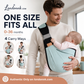 👶💛 50 % RABATT NU! 4-i-1 Bärsele med Ventilerande Mesh – 0–36 Månader, Fram & Rygg – Nära Barnet, Händerna Fria ✨