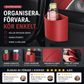 🚗 50 % RABATT NU! ✨ Universell Mugghållare i PU-Läder – Praktisk Bilförvaring för Flaska, Kopp & Småsaker 🥤👜