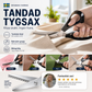 ✂️ 50 % RABATT NU! 🧵 Vågtandad Tygsax – Skapa Dekorativa Vågor på Tygkanter & Perfekt för Klädändringar ✨