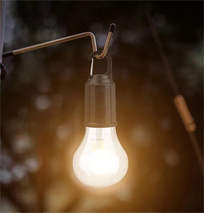 2026 Ny Utomhuscamping Hängande Typ-C Laddning Retro Glödlampa Belysning Dekoration