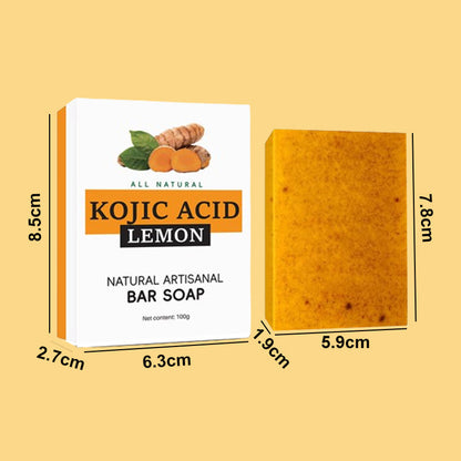 🔥Köp 2 Få 1 gratis🔥Lemon Turmeric & Kojic Acid Soap Bars