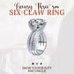 3 karats Super Flash Moissanite Ring