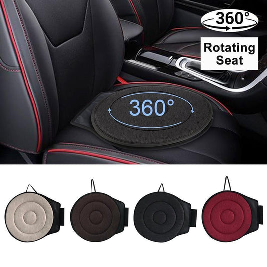 🪑✨ 50 % RABATT NU! 360° Roterande Sittdyna med Minnesskum – Bekvämare Sittande för Kontorsstol & Bil 🚗💺