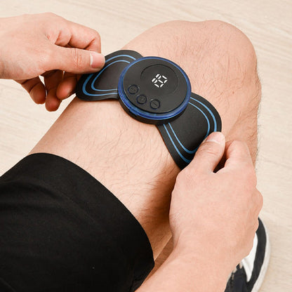 💆‍♂️ 50% RABATT! ✨ Mini Lågfrekvent Pulsmassageapparat - 10 Intensitetsnivåer med Värme för Djup Muskellättnad 🔥🌀