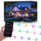 🎄✨ 50 % RABATT NU! 🌈 Smarta RGB-Ljusslingor för Utomhusbruk – Låt Hela Huset Lysas Upp i Färg 🎉🏠