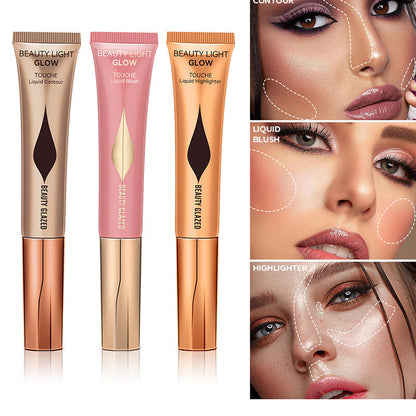 ⭐Köp 1 få 1 gratis⭐Multifunktionell sminkborste Highlighter Shadow Finishing Stick