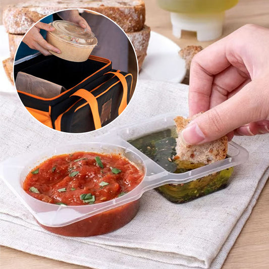 ⌛50 procent rabatt på heta erbjudanden🔥Dubbel Fack Kryddbehållare