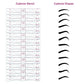 ✨ 12PCS Eyebrow Stencil Kit with Headband – Easy Brow Shaping Templates for Perfect Brows