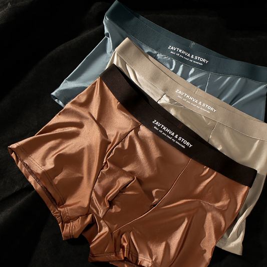 Antibakteriell boxershorts i is-siden för män