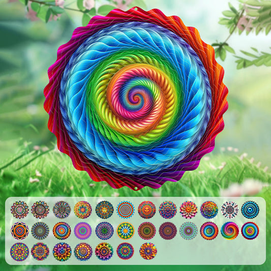 Det är verkligen så vackert 😍!!!!🔥Hängande vindsnurra för inomhus- och utomhusbruk